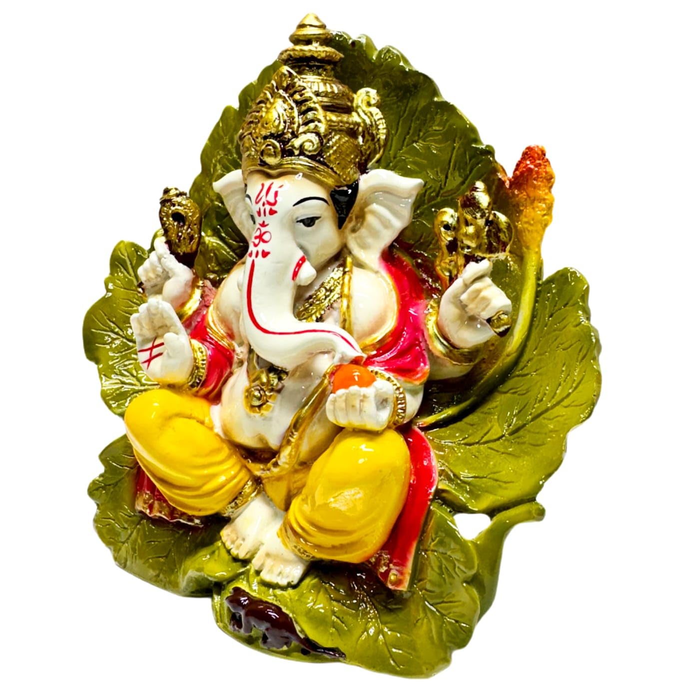 Amazon.com: Eco-Friendly Palm Leaf Ganesha Idol Ganesh Chaturthi